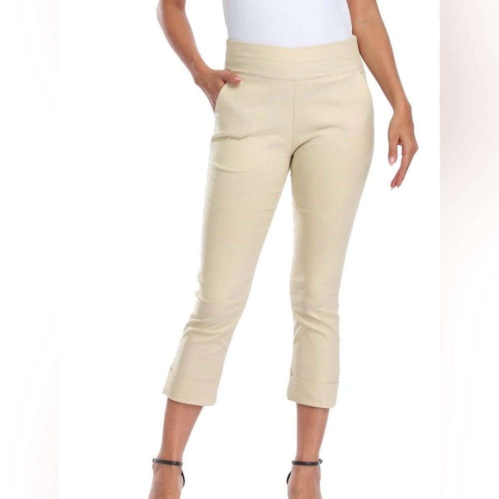 HDE cropped pull on pants - NWOT